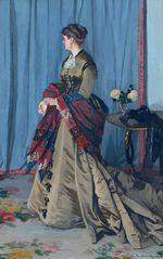 Клод Моне Портрет мадам Годибер. 1868г